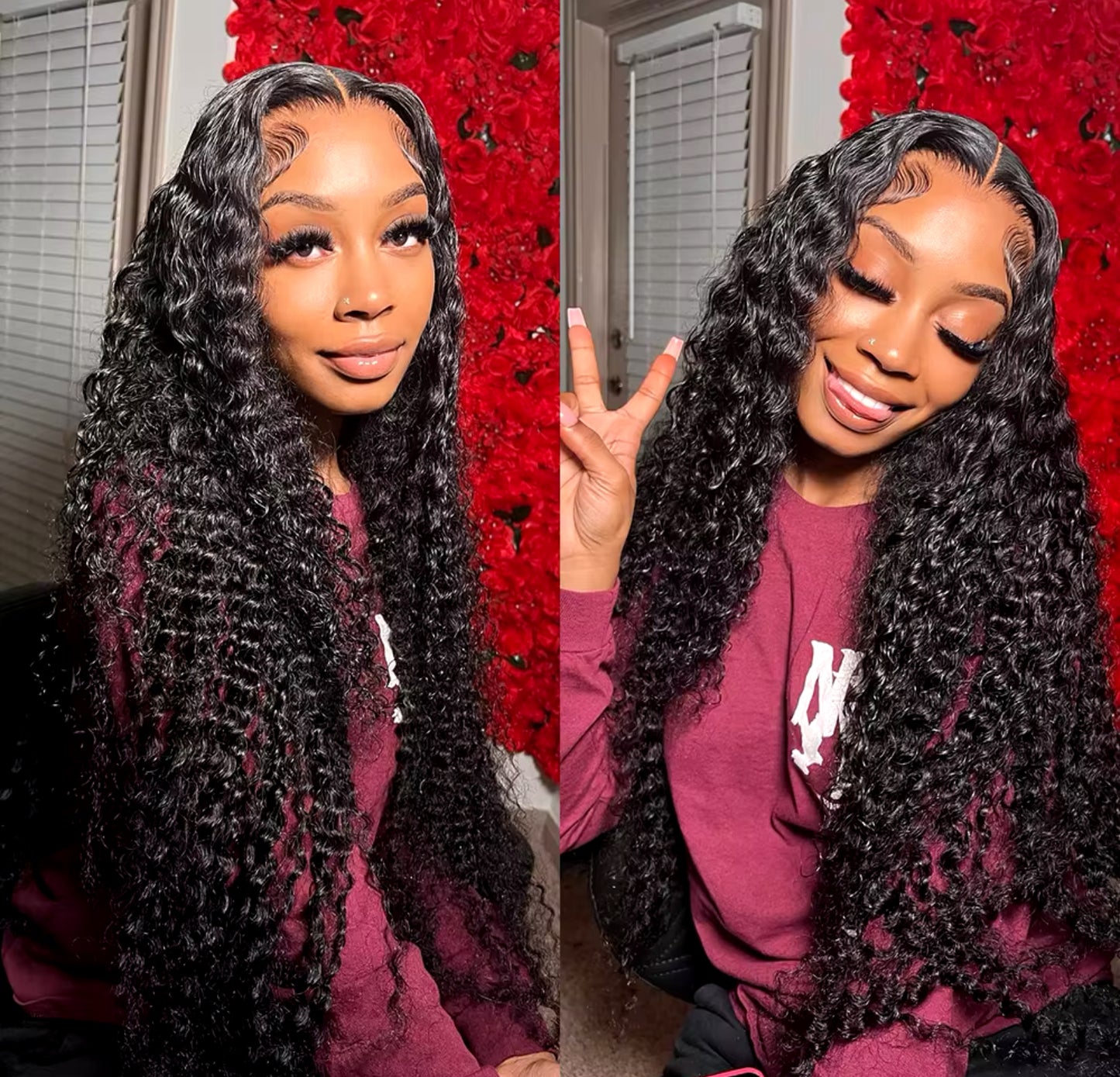 13x4 Transparent Deep Wave Wig