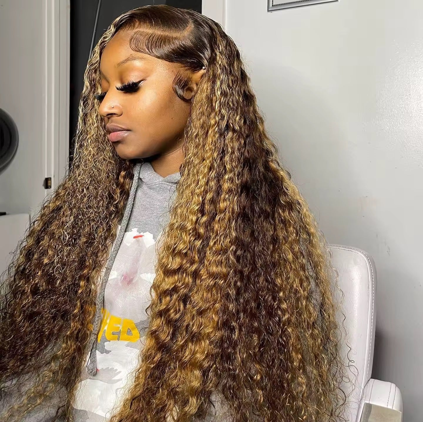 Highlight 13x6 Transparent Deep Wave Wig