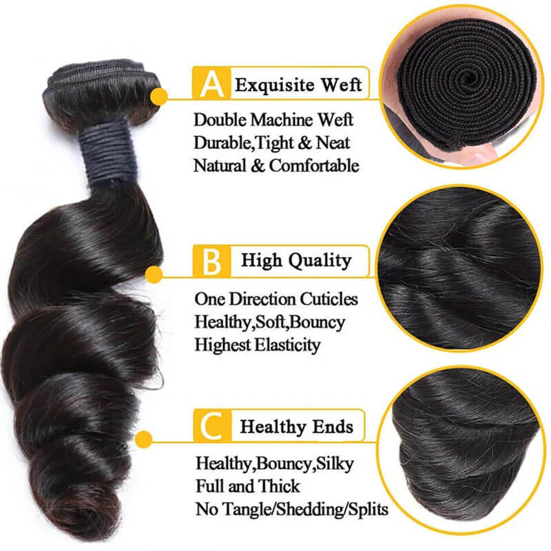 Virgin Loose Wave Bundles