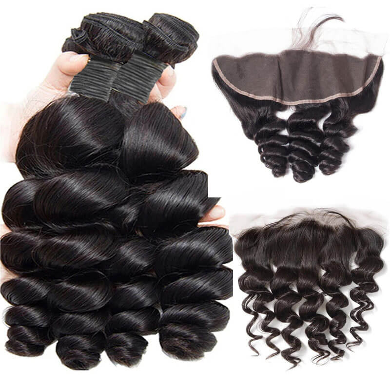 Virgin Loose Wave Frontals+Bundles