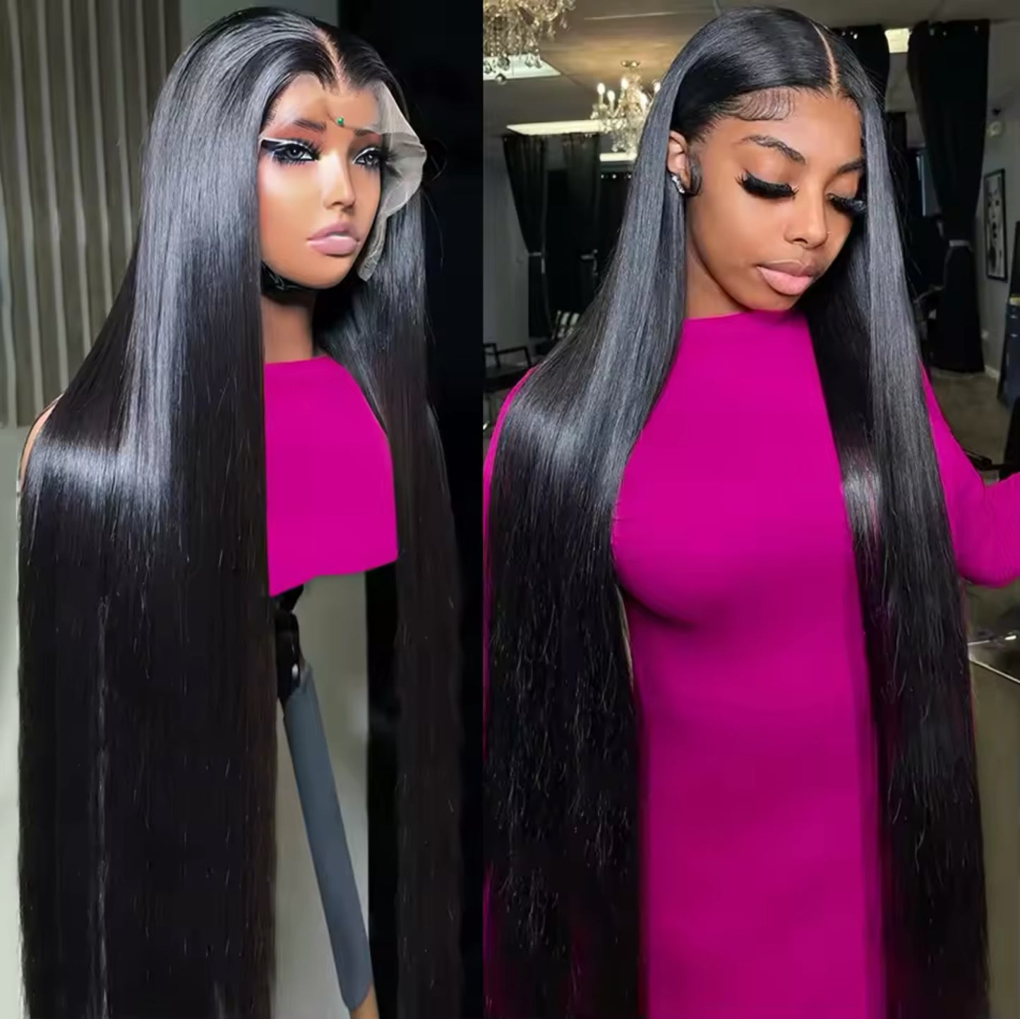 13x4 Transparent Straight Wig