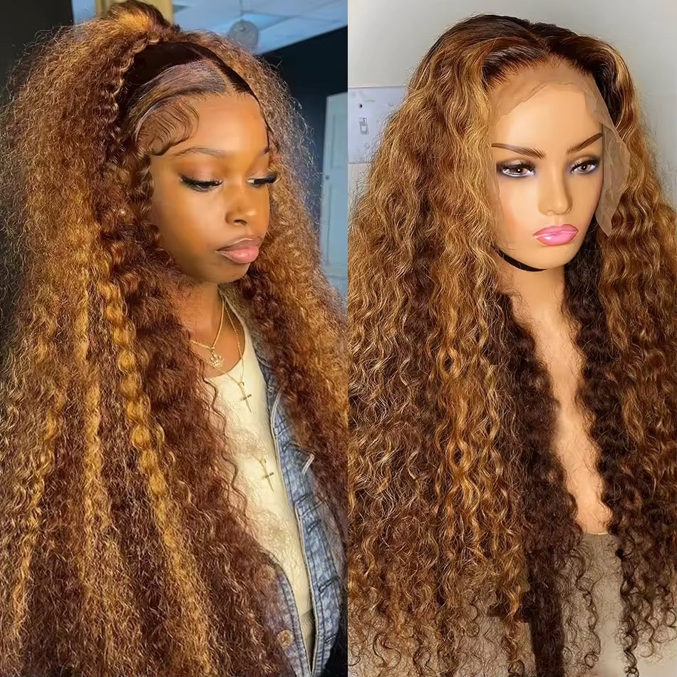 Highlight 13x6 Transparent Deep Wave Wig