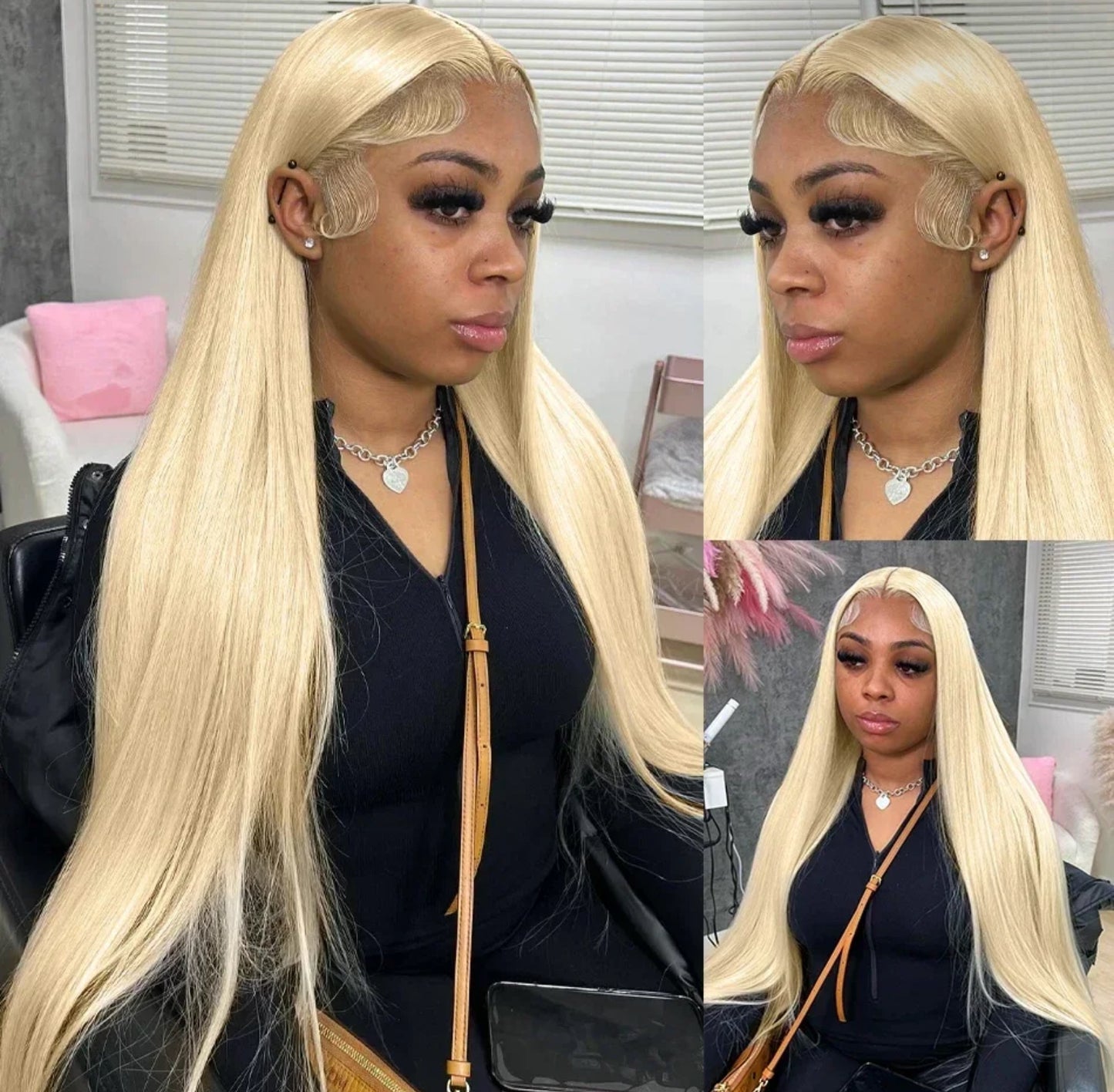 13x6 613 Transparent Straight Frontal Wig