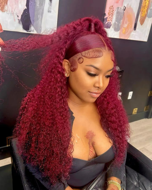 99J 13x6 Transparent Deep Wave Wig