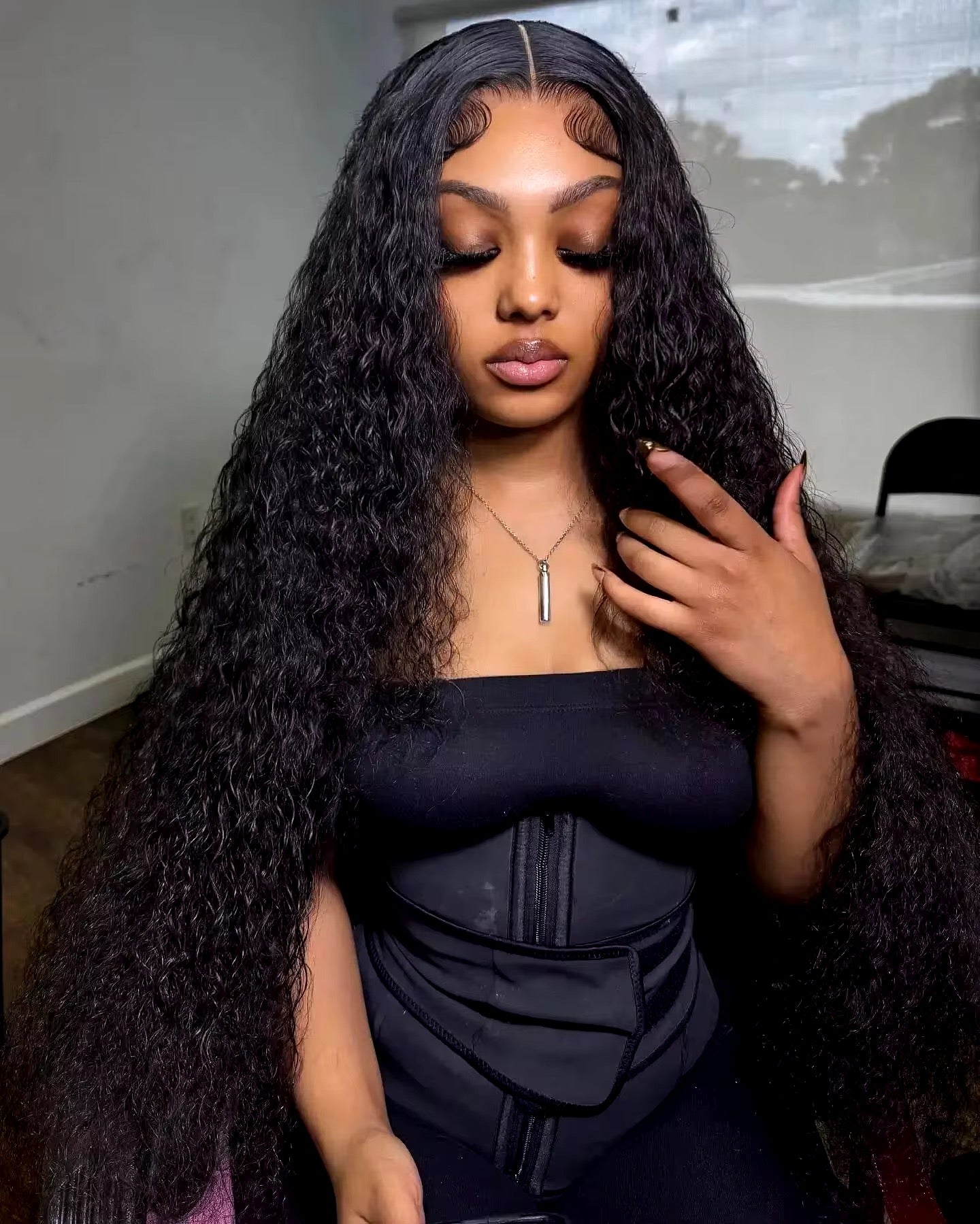 13x6 Transparent Water Wave Wig