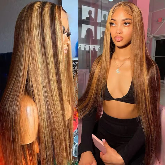 Highlight 13x4 Transparent Straight Wig