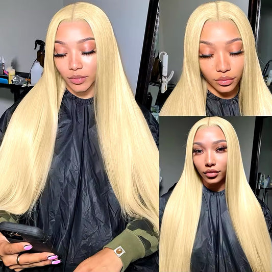 613 HD Straight Closure Wig