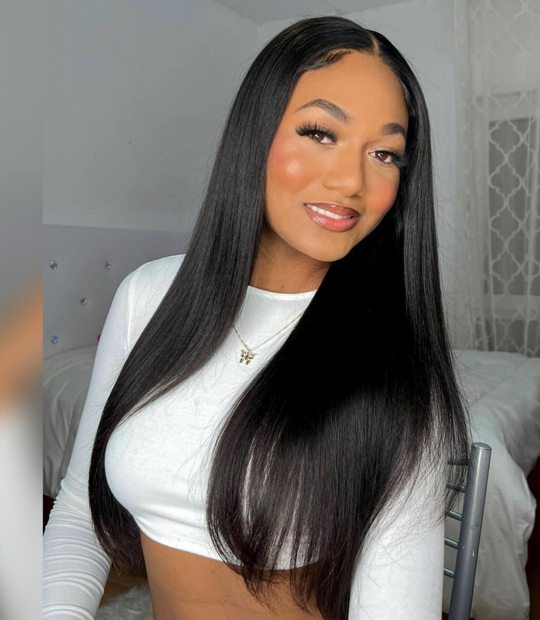 13x4 Transparent Straight Wig