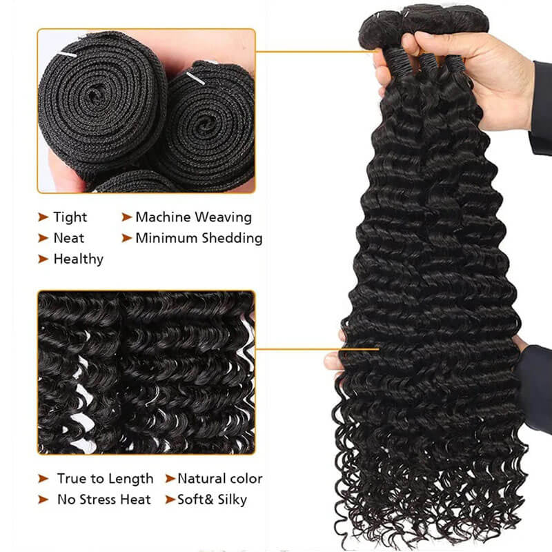 Virgin Deep Wave Frontals+Bundles