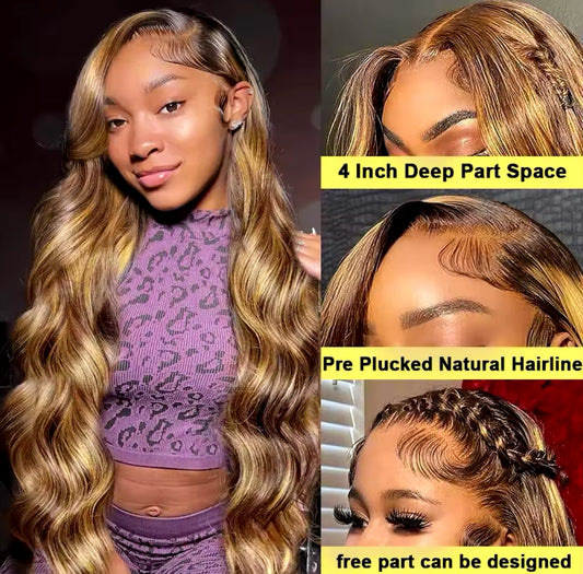 Highlight 13x4 HD Body Wave Wig