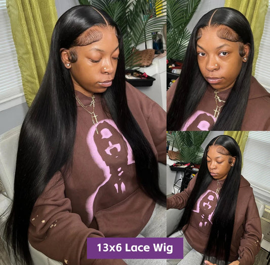 13x6 Transparent Straight Wig