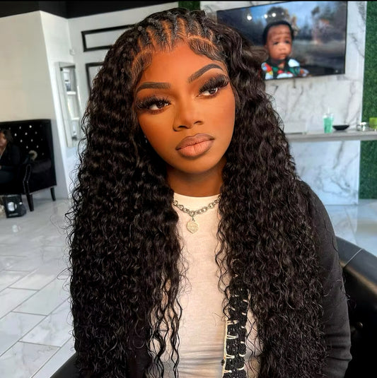 13x6 Transparent Deep Wave Wig