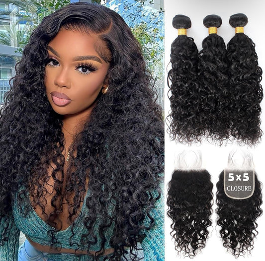 Virgin Water Wave Closures+Bundles