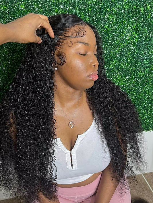 13x4 Transparent Water Wave Wig