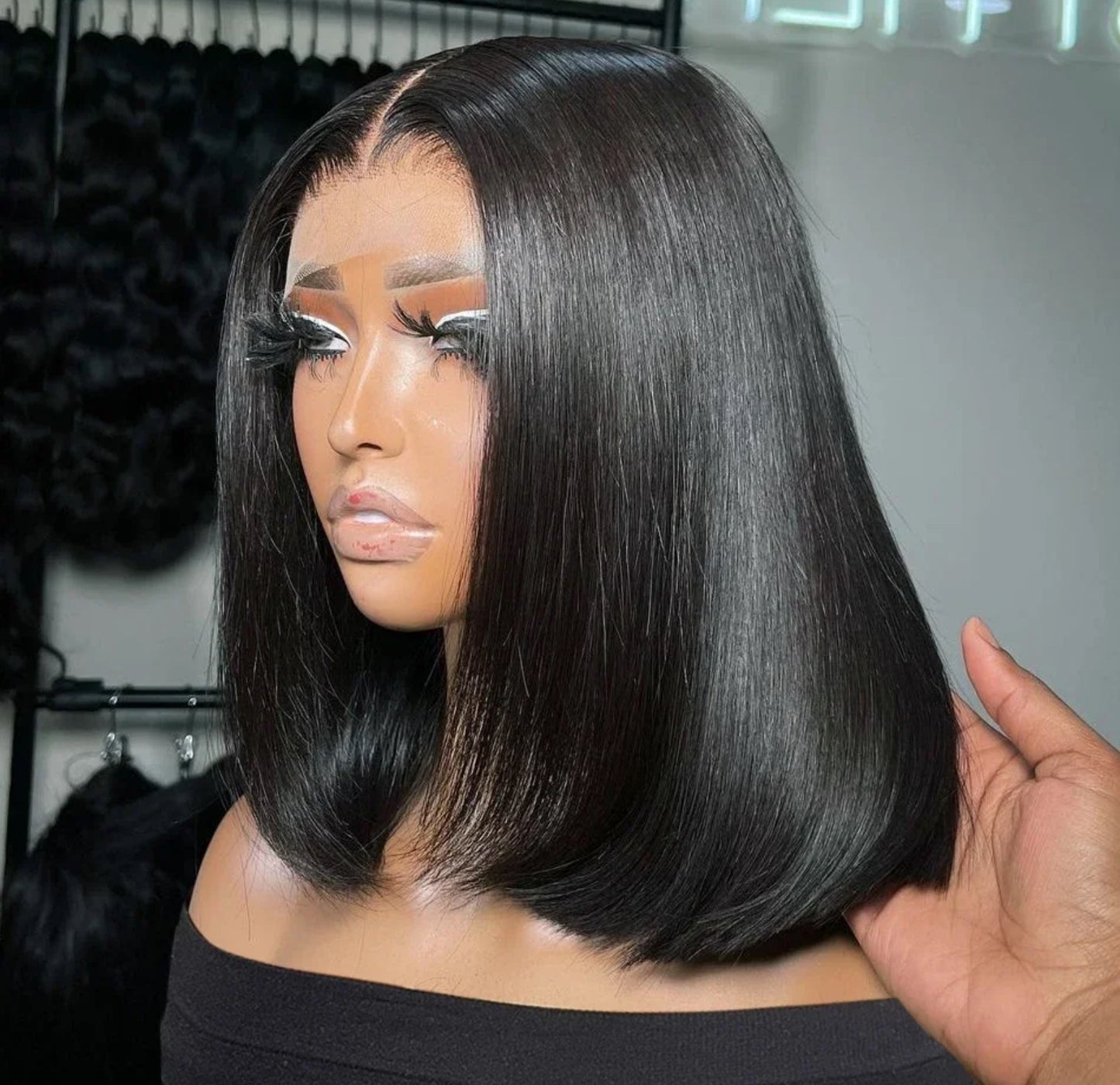 HD Straight Bob Closure Wigs